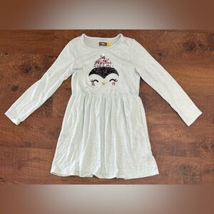 Rumi+Ryder girls sequin penguin dress Sz medium 8/10